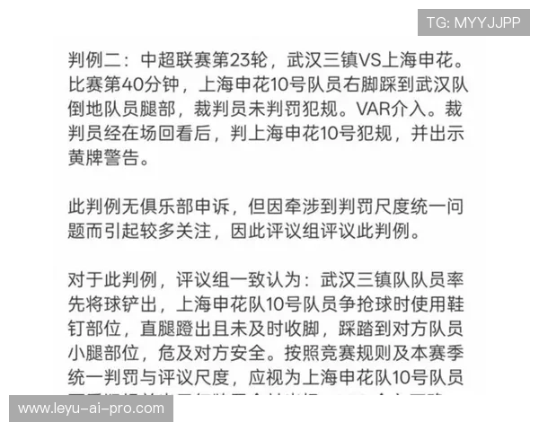 不当行为判罚：裁判认定黄牌、红牌与禁赛依据